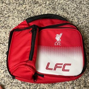 Officially licensed Liverpool LFC lunch bag w/bottle holder Authentic EPL soccer